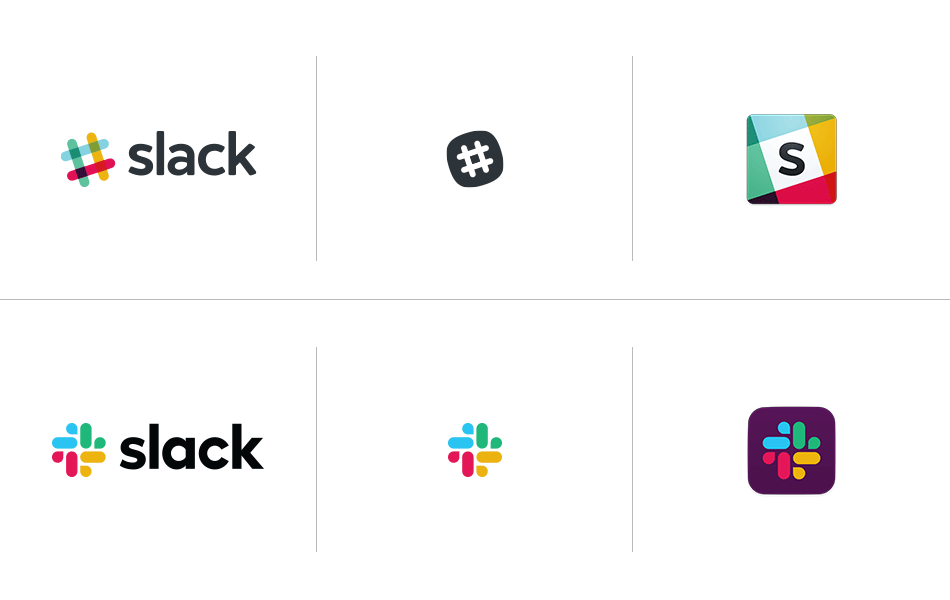 Новый логотип мессенджера Slack: укрощение роста и согласованность фирменного стиля